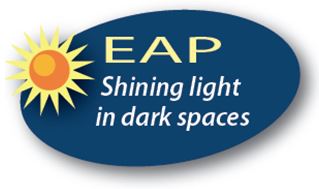 EAP logo shining a light